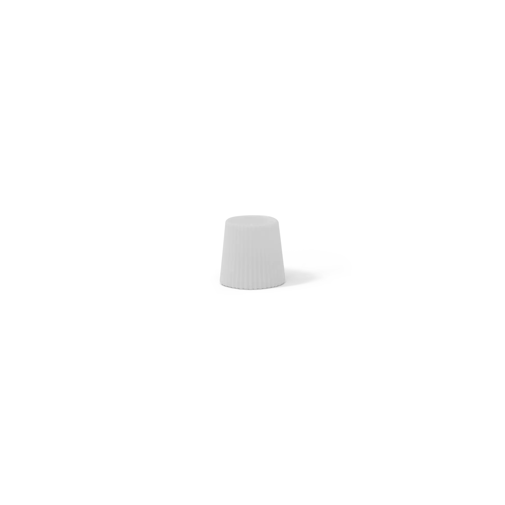 9 mm tube cap - facet, PE